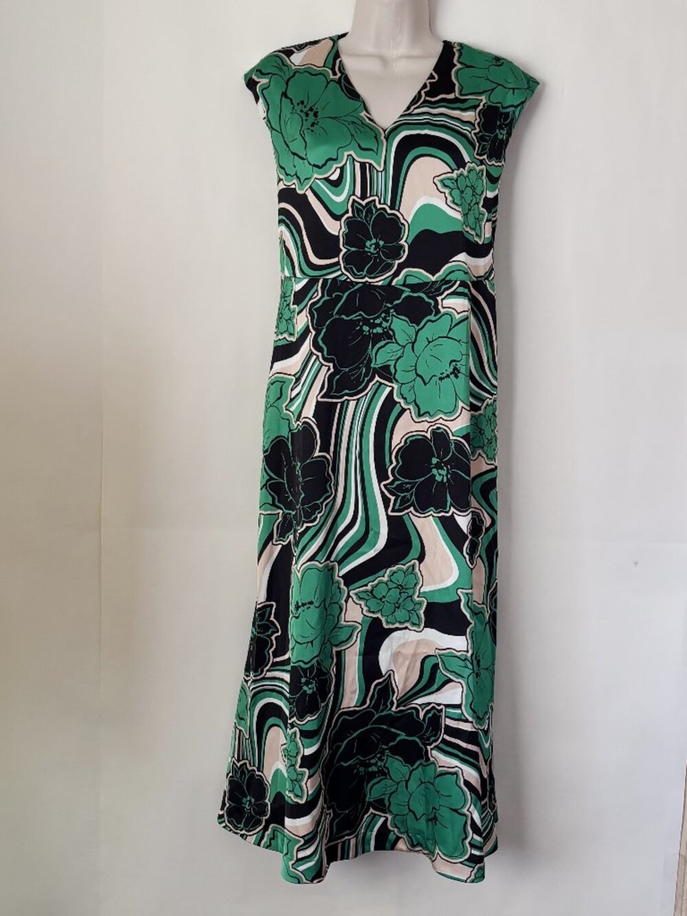 NWT Anne Klein Elegant Mint Multi-Colored Dress * US Size 2 * Retail $139